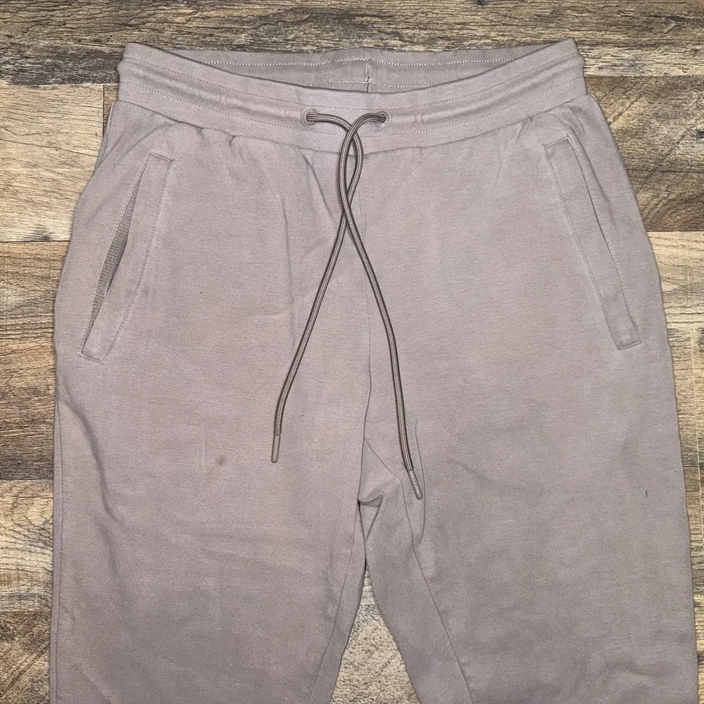 Alphalete Men's Straight Leg Sweatpants Brown Size Medium